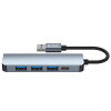 Tech-Protect V0-HUB 5in1 USB-A hub, γκρι