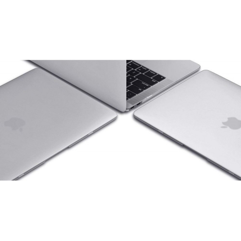 Θήκη Tech-Protect SmartShell για Apple MacBook Air 13 2022-2024, διαφανής με glitter