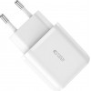 Tech-Protect C20W φορτιστής τοίχου 2 θυρών, USB-C PD 20W και USB-A QC 3.0, λευκός