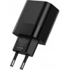 Tech-Protect C30W φορτιστής τοίχου 2 θυρών, USB-C PD 30W και USB-A QC 3.0, μαύρος