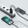 Tech-Protect C30W φορτιστής τοίχου 2 θυρών, USB-C PD 30W και USB-A QC 3.0, μαύρος