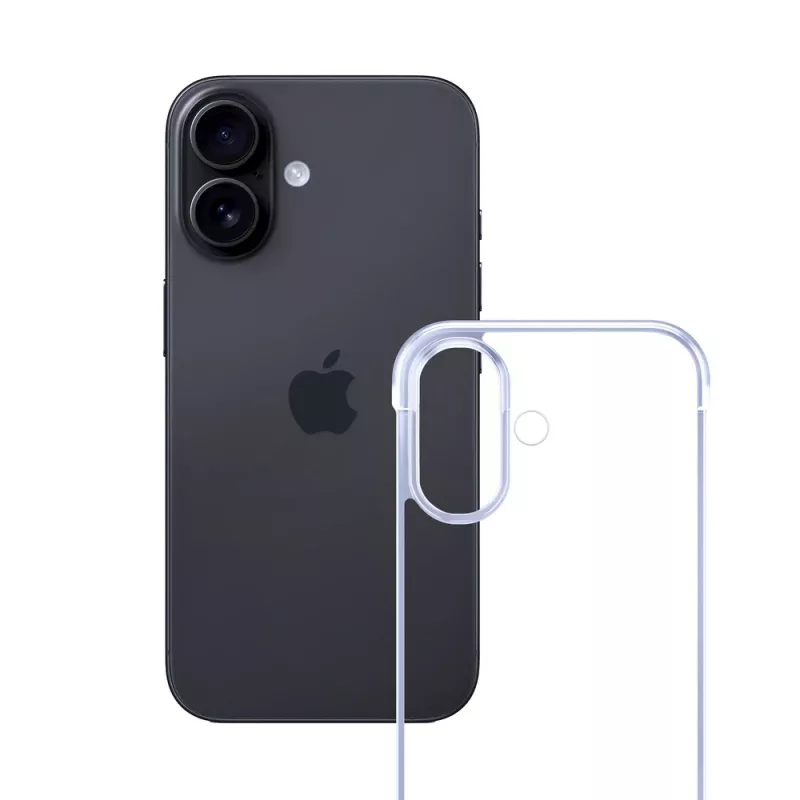 Θήκη smartphone 3mk Just20g Clear Case για Apple iPhone 16, διαφανής
