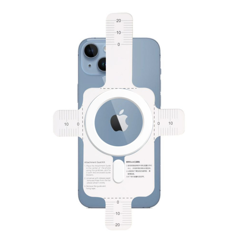 Tech-Protect Magmat MagSafe καθολικός μαγνητικός δακτύλιος, λευκός