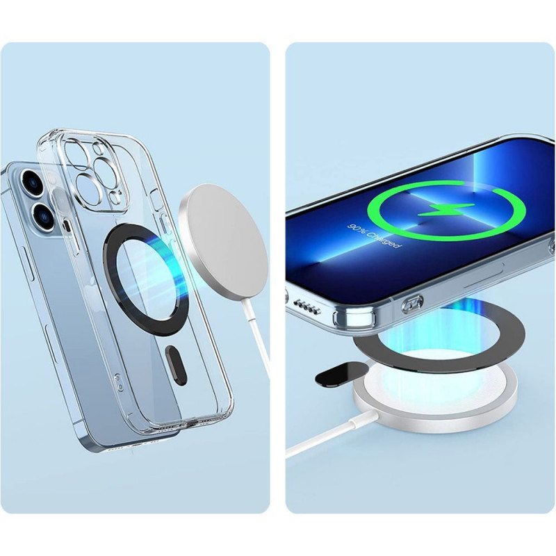 Tech-Protect Magmat MagSafe καθολικός μαγνητικός δακτύλιος, λευκός