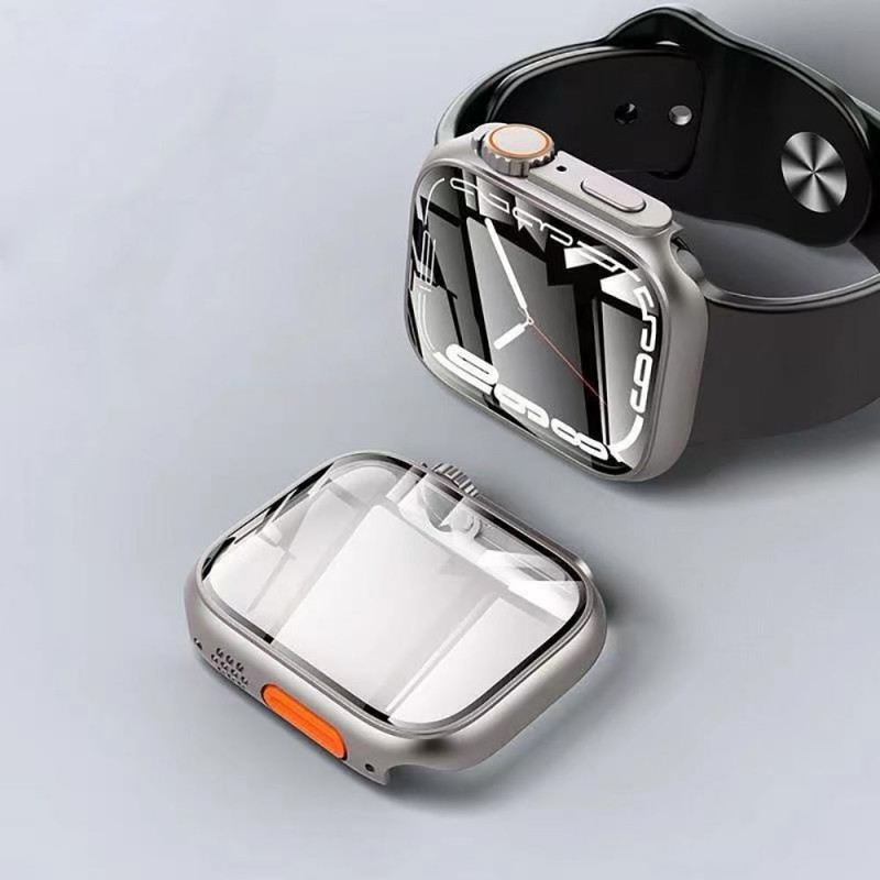 Θήκη Tech-Protect Defense360 για Apple Watch 4/5/6/7/8/9/SE 44/45 mm, μαύρη/πορτοκαλί