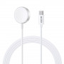 Tech-Protect UltraBoost μαγνητικός φορτιστής για Apple Watch, USB-C, 120 cm, λευκός