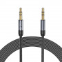 Καλώδιο Tech-Protect UltraBoost 3.5 mm mini jack σε 3.5 mm mini jack, 1.5 m, μαύρο
