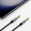 Καλώδιο Tech-Protect UltraBoost 3.5 mm mini jack σε 3.5 mm mini jack, 1.5 m, μαύρο