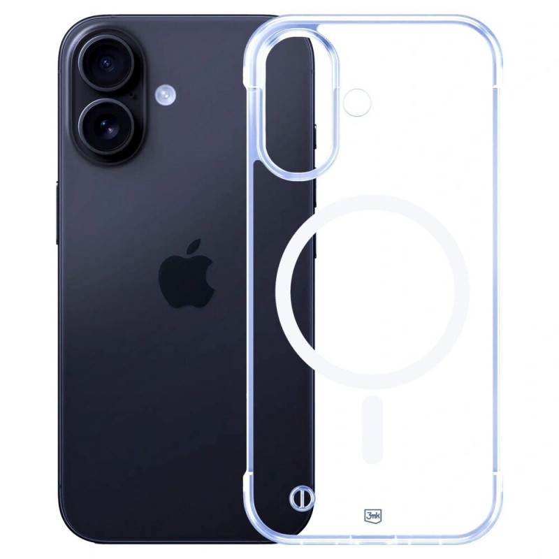 Θήκη smartphone 3mk Just20g MagCase Apple iPhone 16, διαφανής