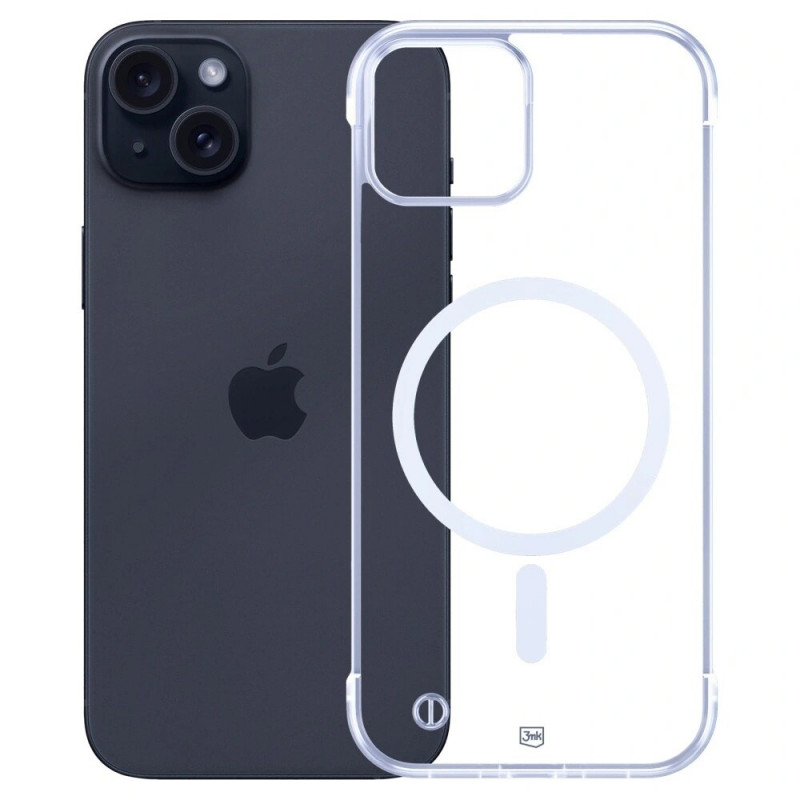 Θήκη smartphone 3mk Just20g MagCase για Apple iPhone 15 Plus, διαφανής