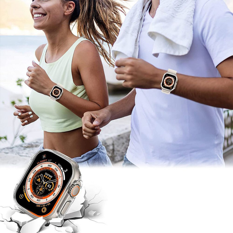 Θήκη Tech-Protect Defense360 για Apple Watch Ultra 1 / 2 / 3 49 mm, διάφανη