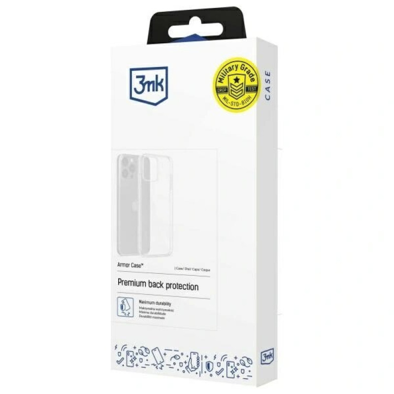 Θήκη 3MK Armor για Samsung Galaxy S25+, διάφανη, πολυανθρακικό