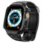 Θήκη με λουράκι Spigen Rugged Armor Pro για Apple Watch Ultra 1 / 2 / 3 49 mm, Μαύρο