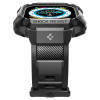 Θήκη με λουράκι Spigen Rugged Armor Pro για Apple Watch Ultra 1 / 2 / 3 49 mm, Μαύρο