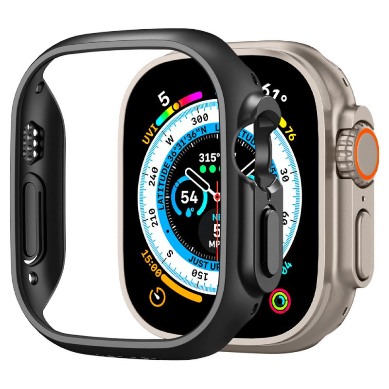Θήκη Spigen Thin Fit για Apple Watch Ultra 1 / 2 / 3 49 mm, μαύρη