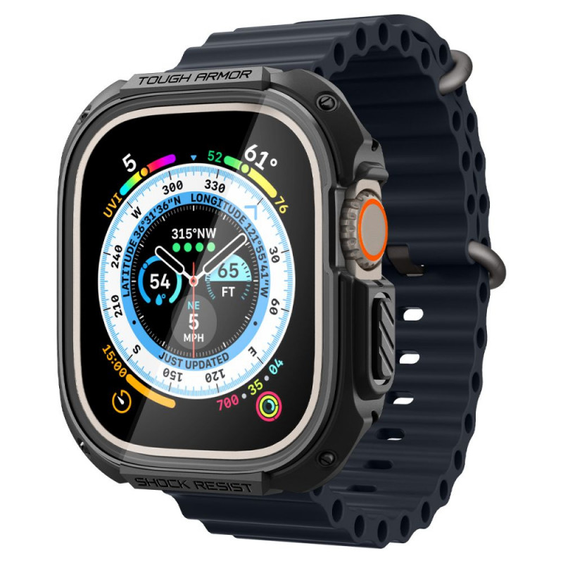 Θήκη Spigen Tough Armor για Apple Watch Ultra 49 mm, Μαύρη