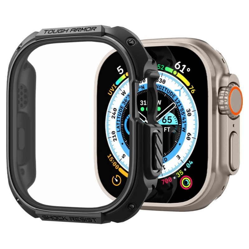 Θήκη Spigen Tough Armor για Apple Watch Ultra 49 mm, Μαύρη