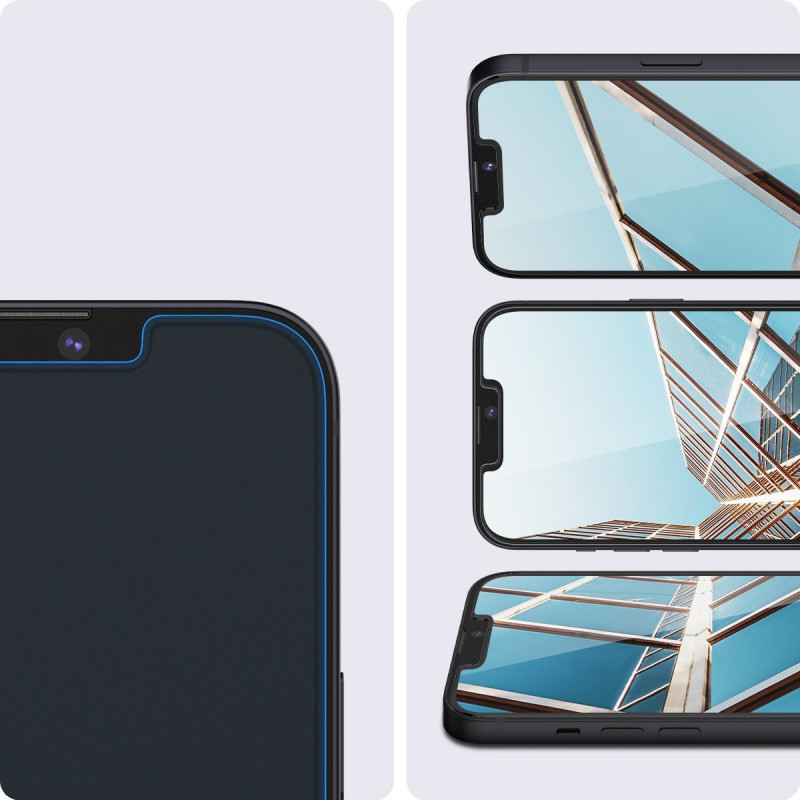 Spigen GLAS.tR EZ Fit Διαφανές Σκληρυμένο Γυαλί για Apple iPhone 13 / 13 Pro / 14 / 16e / 17e
