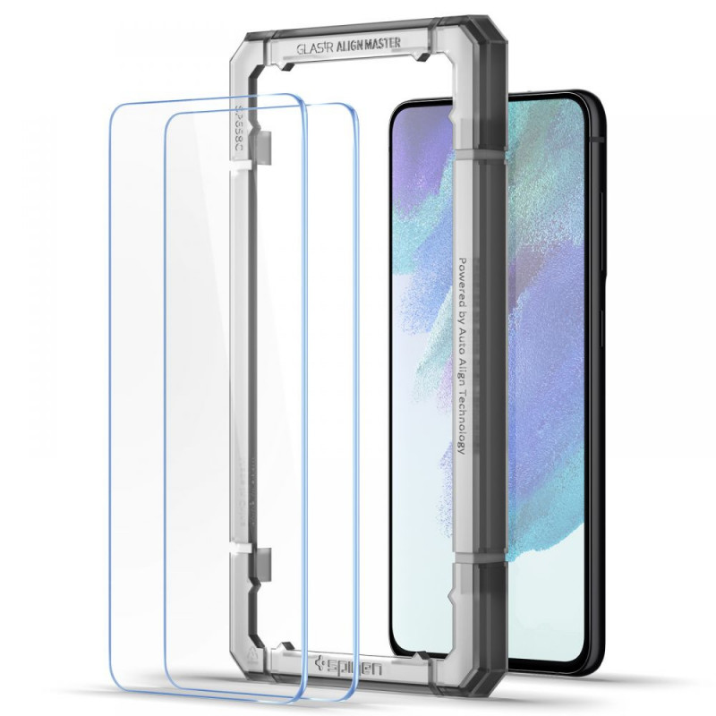 Spigen AlignMaster GLAS.tR Ενισχυμένο Γυαλί για Samsung Galaxy S21 FE (2 τεμ.)