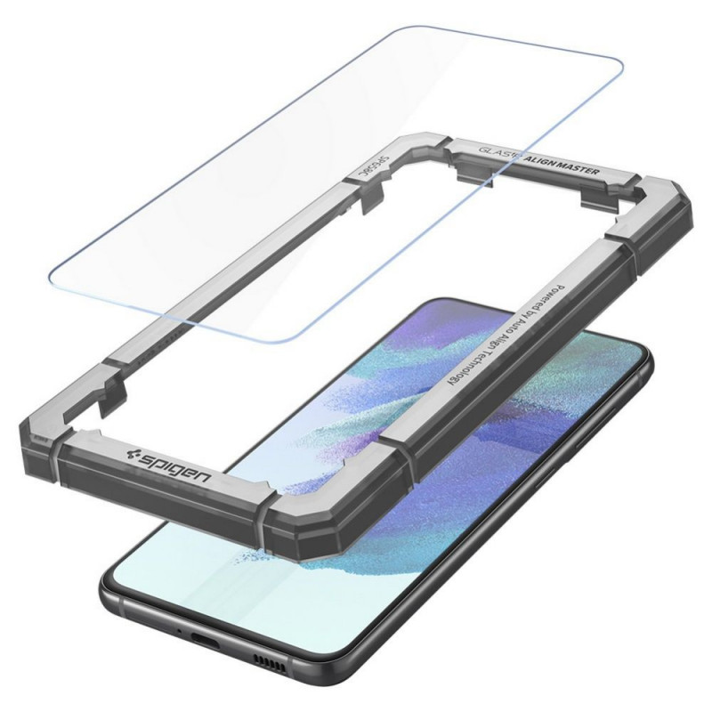 Spigen AlignMaster GLAS.tR Ενισχυμένο Γυαλί για Samsung Galaxy S21 FE (2 τεμ.)