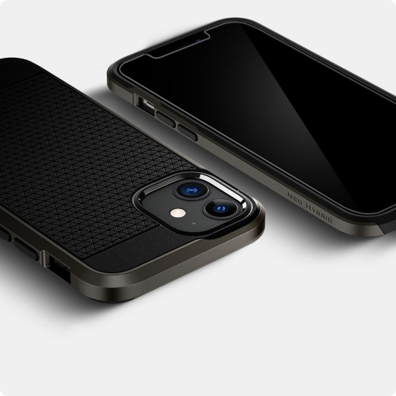 Spigen GLAS.tR EZ Fit Ενισχυμένο Γυαλί για Apple iPhone 12 / 12 Pro (2 τεμ.)