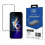 3MK HardGlass Max σκληρυμένο γυαλί Apple iPhone 16 Plus, μαύρο