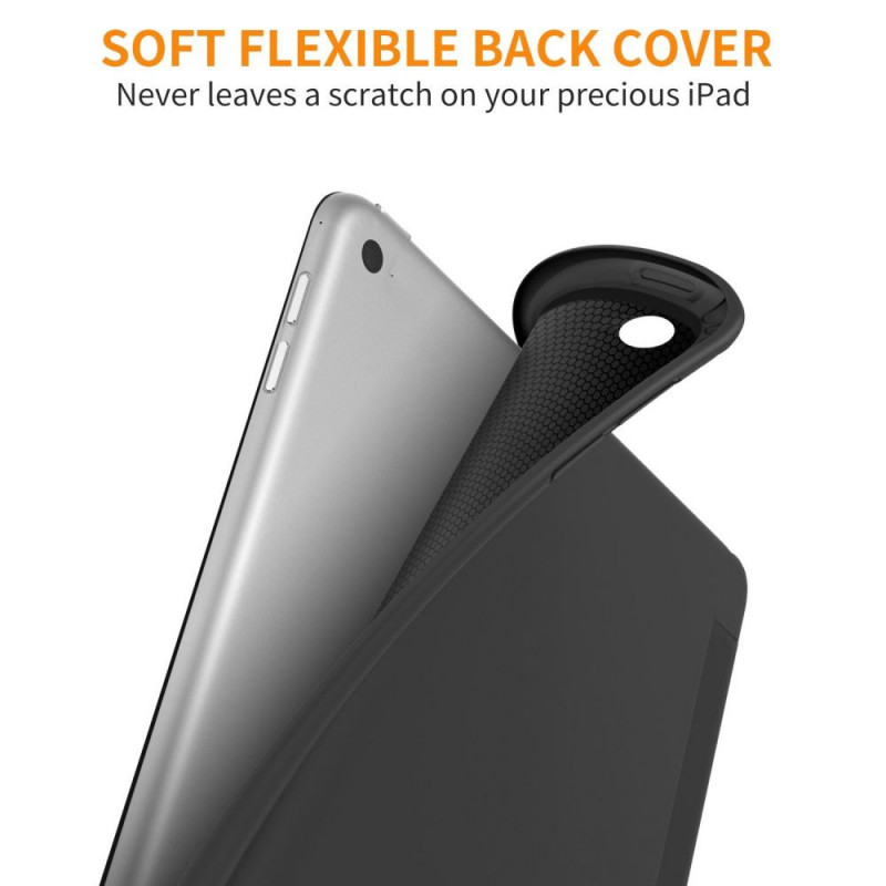 Θήκη Tech-Protect Smartcase THP770BLK για Apple iPad 9.7 (2017/2018, 5ης/6ης γενιάς), μαύρη