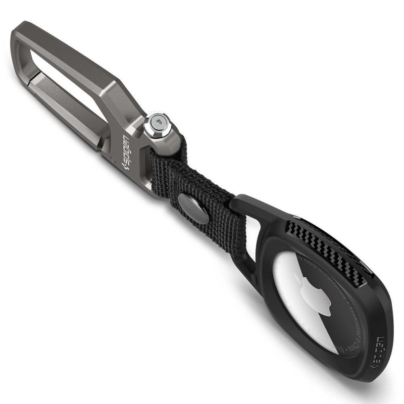Θήκη Spigen Rugged Armor για Apple AirTag, μαύρο ματ