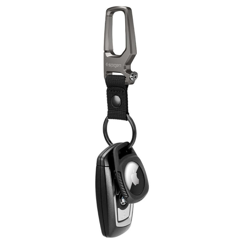 Θήκη Spigen Rugged Armor για Apple AirTag, μαύρο ματ