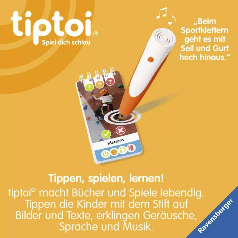 Ravensburger tiptoi Wieso? Weshalb? Warum? Quiz Sport, γερμανική έκδοση