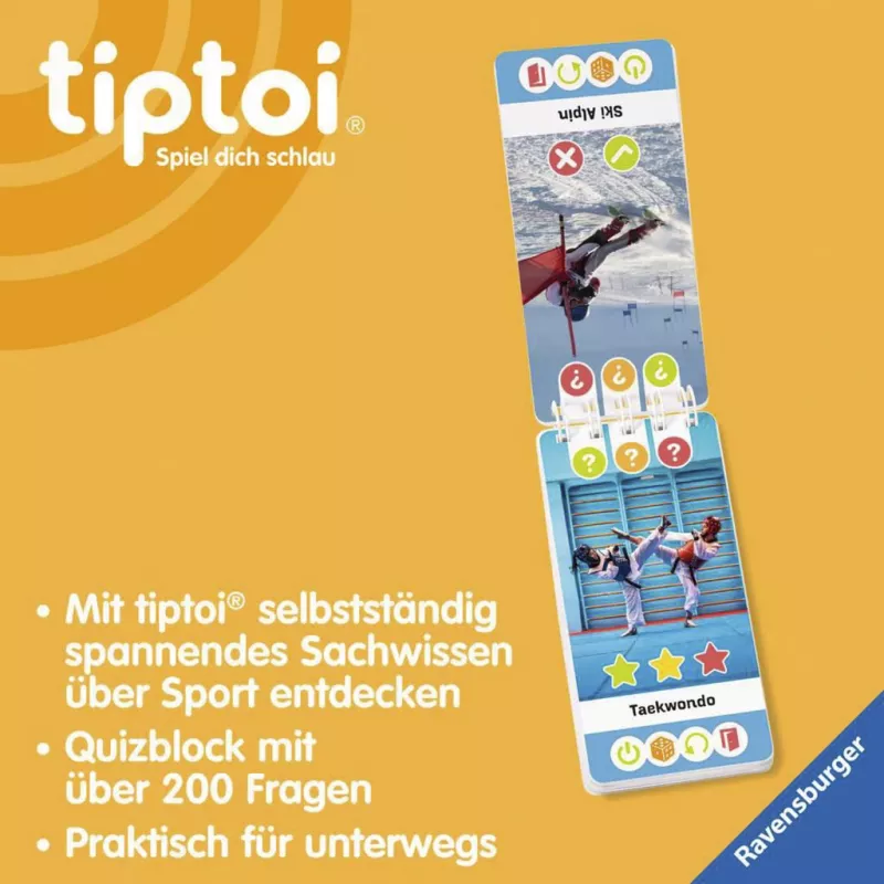 Ravensburger tiptoi Wieso? Weshalb? Warum? Quiz Sport, γερμανική έκδοση