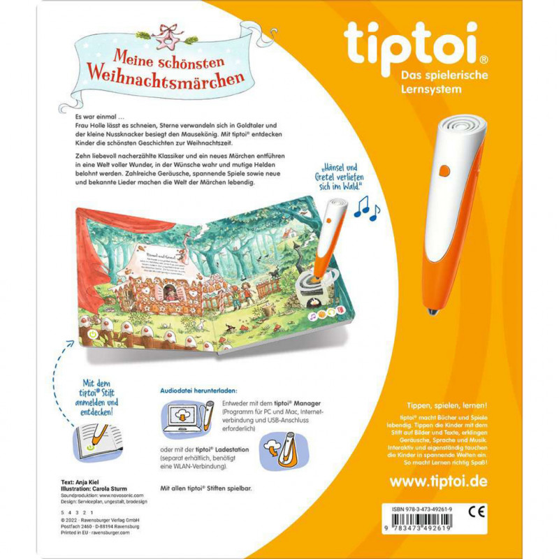 Ravensburger tiptoi Meine schönsten Weihnachtsmärchen, γερμανική έκδοση