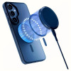 Θήκη 3MK Smoke MagCase για Samsung Galaxy S25, MagSafe, μαύρη, πολυανθρακικό