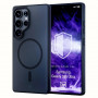 Θήκη 3MK Smoke MagCase για Samsung Galaxy S25 Ultra, MagSafe, μαύρη, πολυανθρακικό