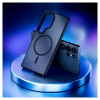 Θήκη 3MK Smoke MagCase για Samsung Galaxy S25 Ultra, MagSafe, μαύρη, πολυανθρακικό