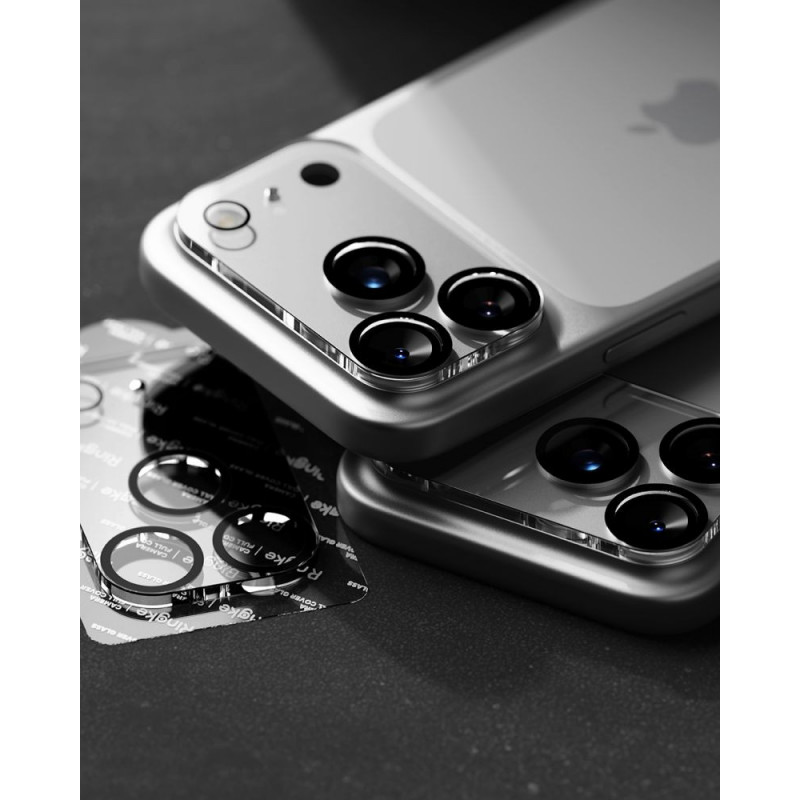 Ringke Camera Full Cover προστατευτικό φακού κάμερας για Apple iPhone 18 Pro, 9H tempered glass, μαύρο (2 τεμ.)