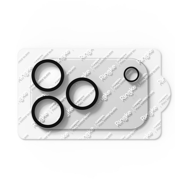 Ringke Camera Full Cover προστατευτικό φακού κάμερας για Apple iPhone 18 Pro Max, 9H tempered glass, μαύρο (2 τεμ.)