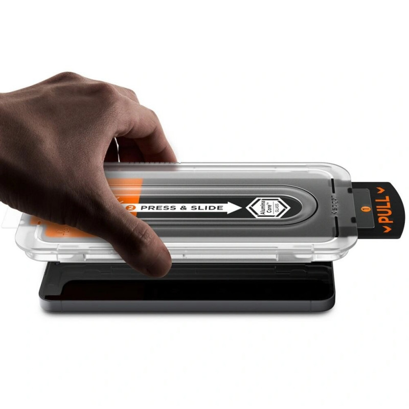 Spigen Glas.tR EZ Fit Pro Ενισχυμένο Γυαλί για Samsung Galaxy S25 FE, Διαφανές (2 τεμ.)