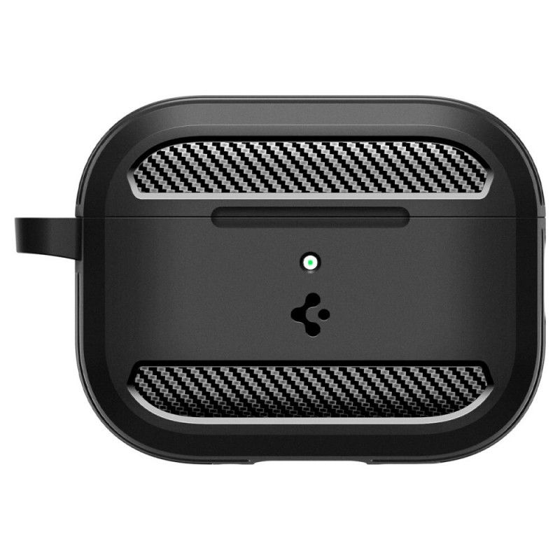 Θήκη Spigen Rugged Armor ACS09822 για Apple AirPods Pro 3, μαύρη ματ