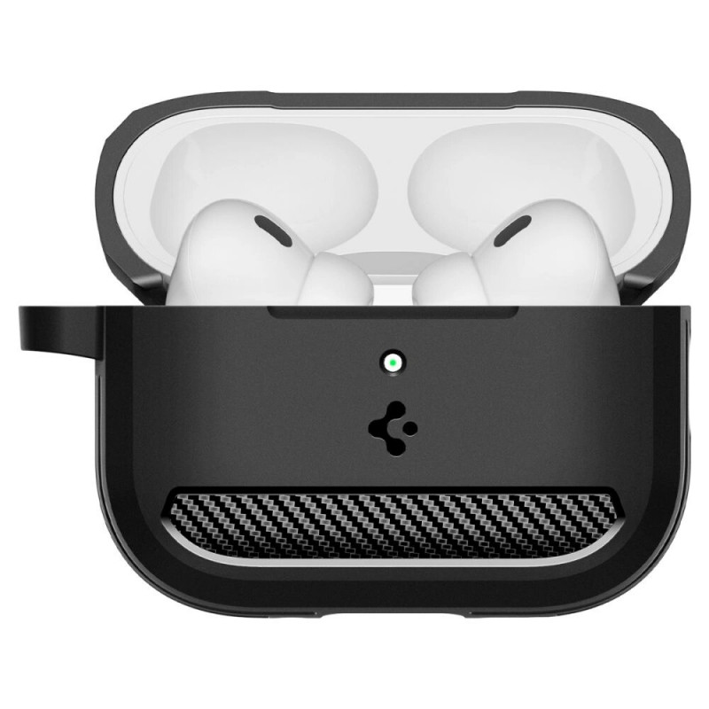 Θήκη Spigen Rugged Armor ACS09822 για Apple AirPods Pro 3, μαύρη ματ