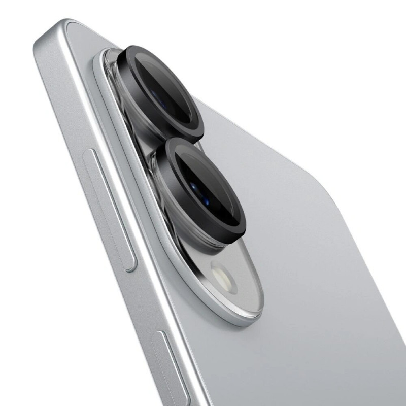 Spigen Optik Pro Glas.tR EZ Fit AGL09413 Προστατευτικό Κάμερας για Samsung Galaxy S25 Edge, Μαύρο (2 τεμ.)