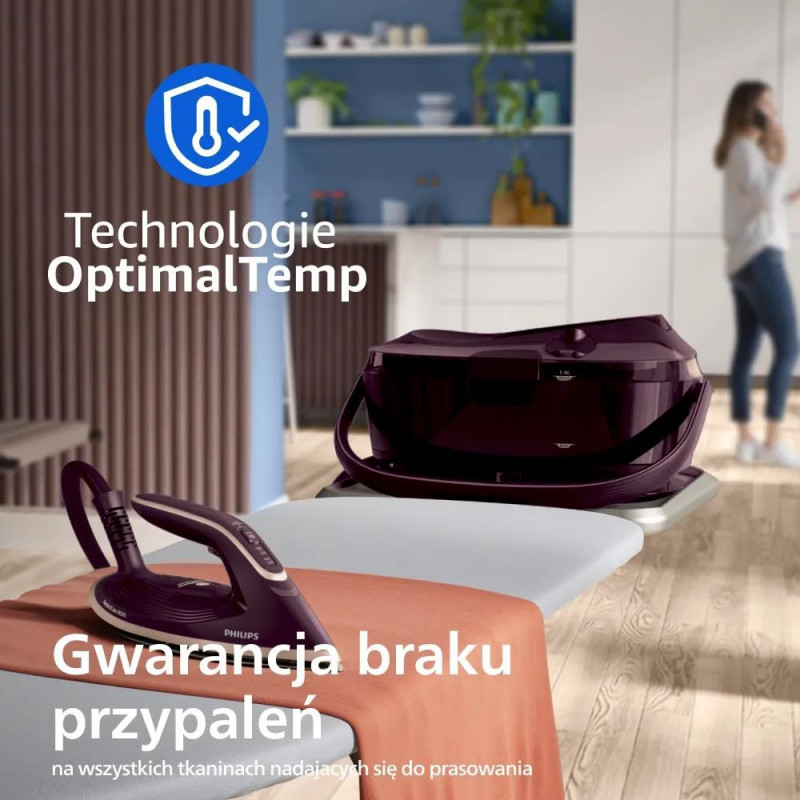 Philips PerfectCare 8000 PSG8300/30 σταθμός σιδερώματος με ατμό, μωβ