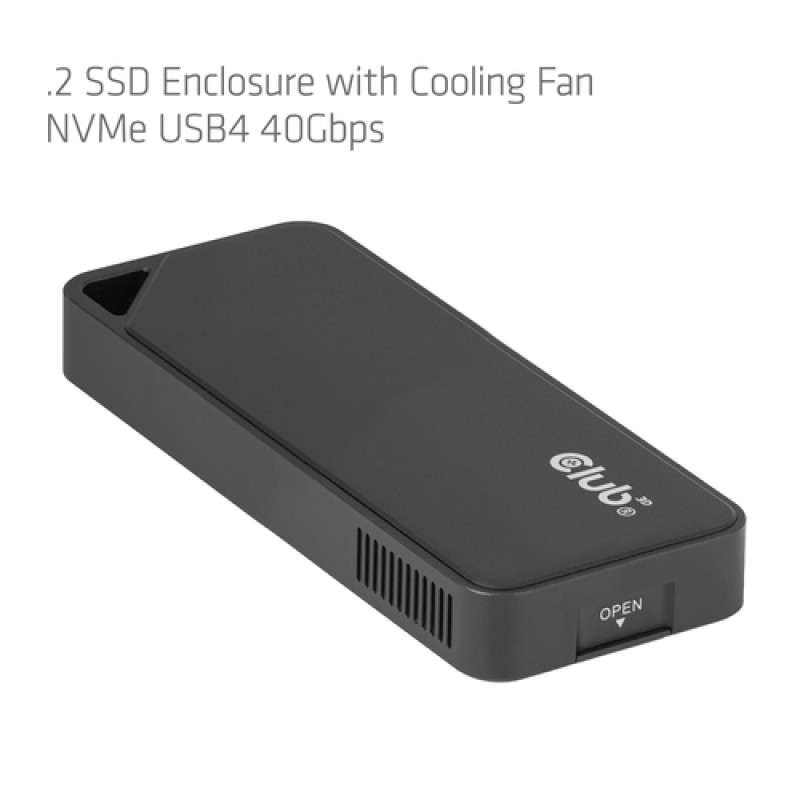 Θήκη Club3D CAC-2510 M.2 NVMe SSD με ανεμιστήρα, USB4