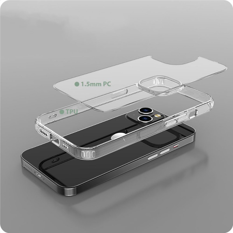 Θήκη Tech-Protect Flexair Hybrid THP2312 για Apple iPhone 15, Διάφανη