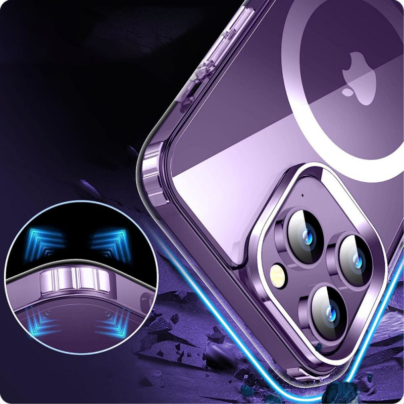 Θήκη Tech-Protect Flexair Hybrid MagSafe THP2290 για Apple iPhone 15 Pro, Διάφανη