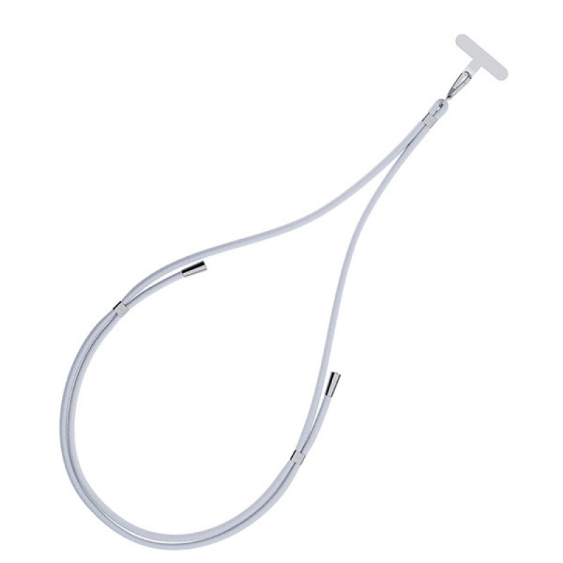 3MK EasyClip κορδόνι για κινητό, γκρι / ασημί