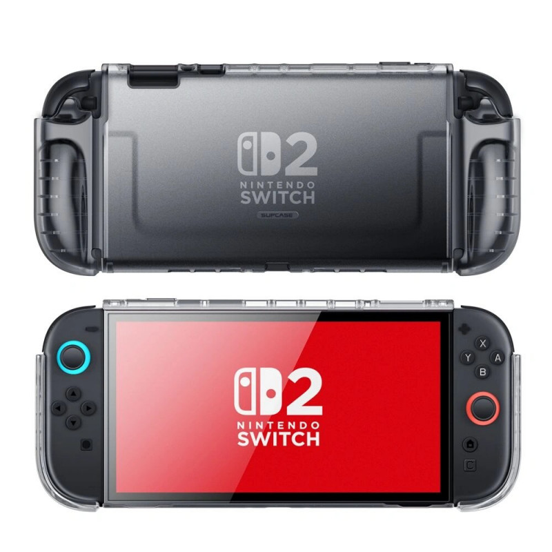 Θήκη Supcase Crystal για Nintendo Switch 2, Frost Black