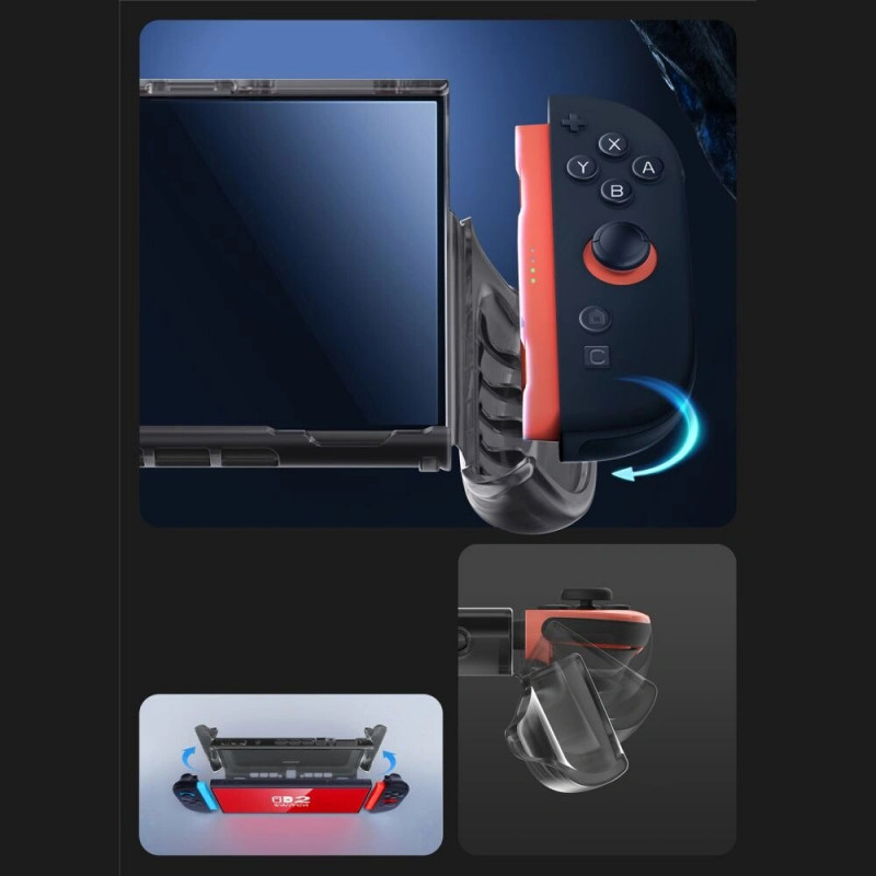 Θήκη Supcase Crystal για Nintendo Switch 2, Frost Black