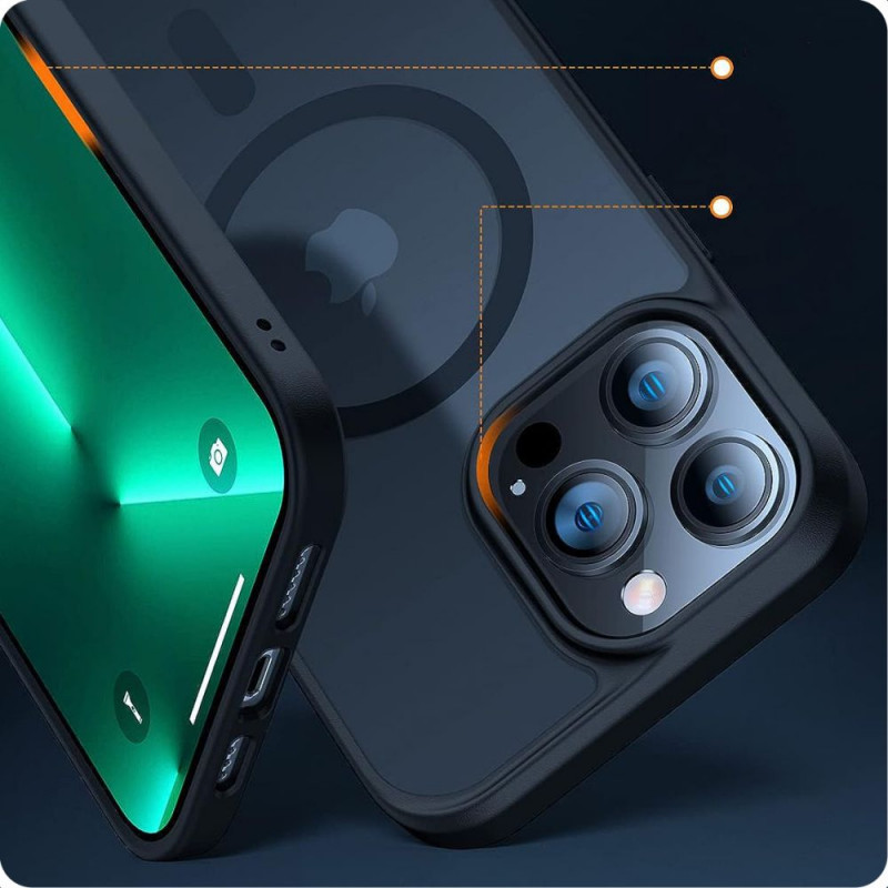 Θήκη Tech-Protect Magmat MagSafe THP2283 για Apple iPhone 15 Pro, μαύρη ματ