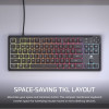 Πληκτρολόγιο gaming Corsair K55 CORE TKL RGB